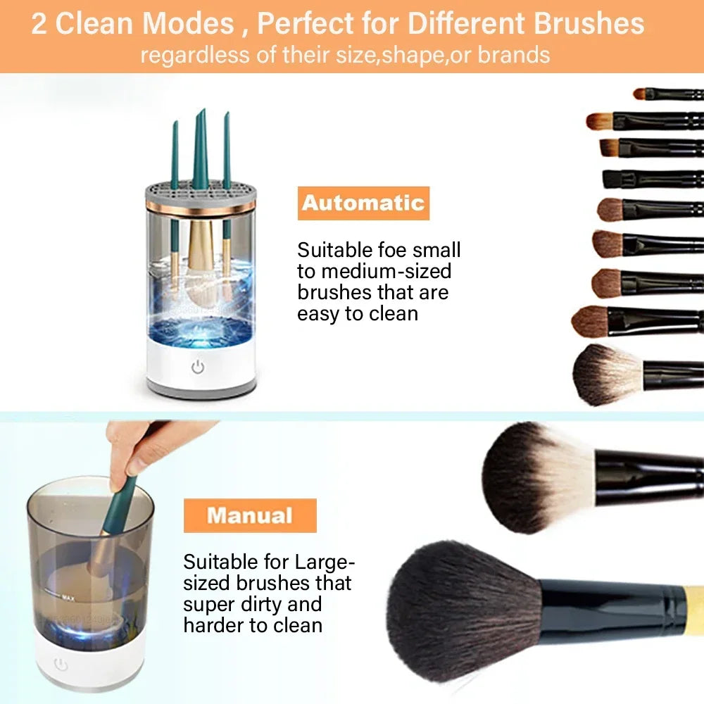 USB Automatic Makeup Brush Cleaner