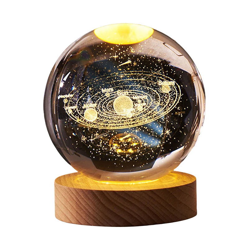 Luminous Crystal Ball LED Night Light