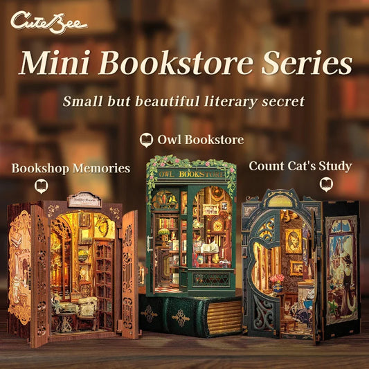 Enchanting Miniature Book Nook Kit