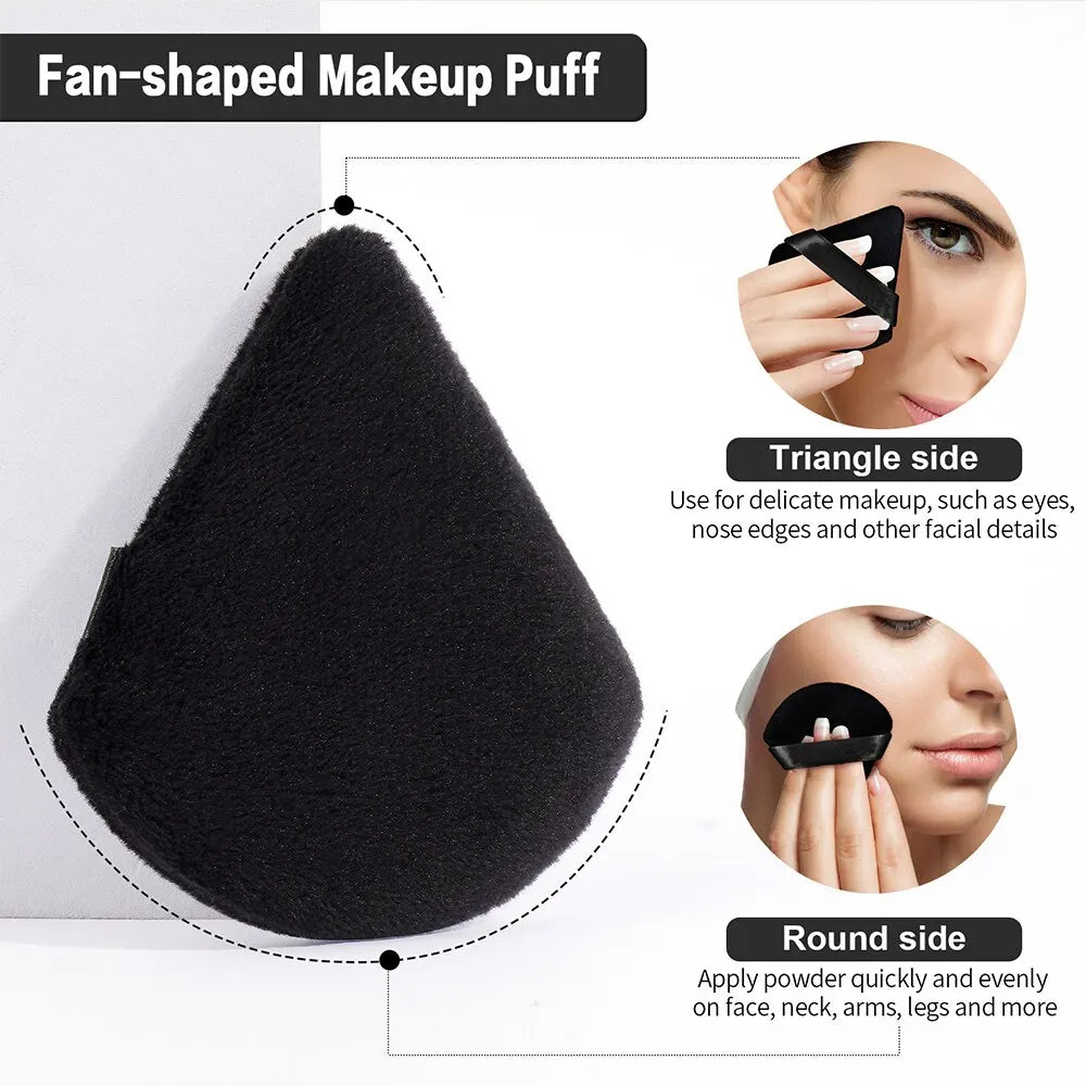 10pc MAANGE SoftTouch Triangle Makeup Puffs