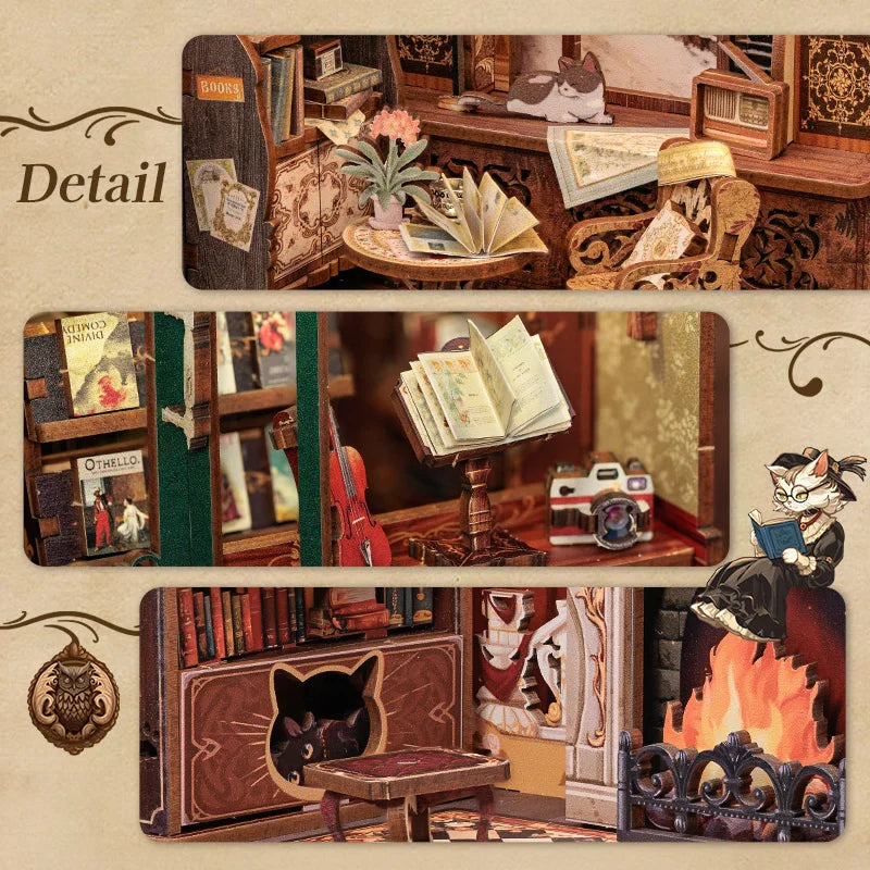 Enchanting Miniature Book Nook Kit