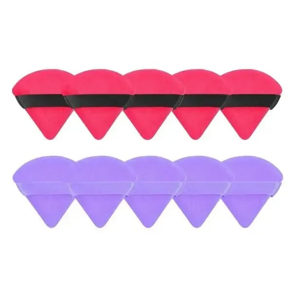 10pc MAANGE SoftTouch Triangle Makeup Puffs